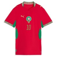 Dámy Fotbalový dres Maroko Brahim Diaz #10 MS 2026 Domácí Krátký Rukáv